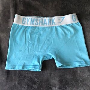 Blue gym shark shorts
